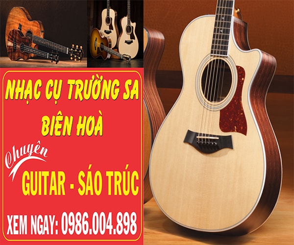 Cửa hàng bán nhạc cụ guitar uy tín chất lượng tại Biên Hòa